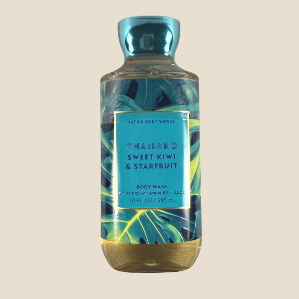 Bath and Body Works Thailand Sweet Kiwi and Starfruit Body Wash 10oz New Sealed